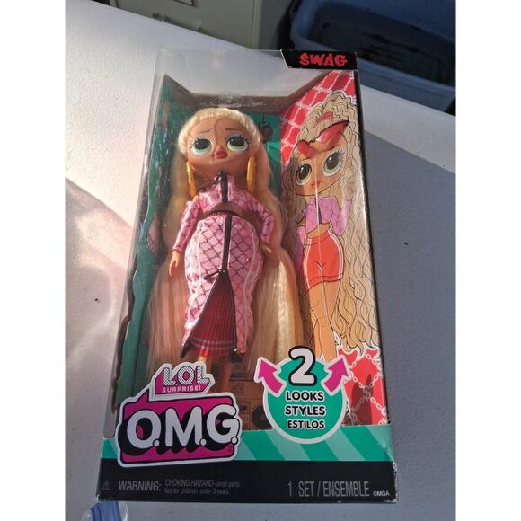 New in Box Swag Blonde Long Hair Bold LOL Surprise O.M.G. with 2 Styles - Picture 1 of 11